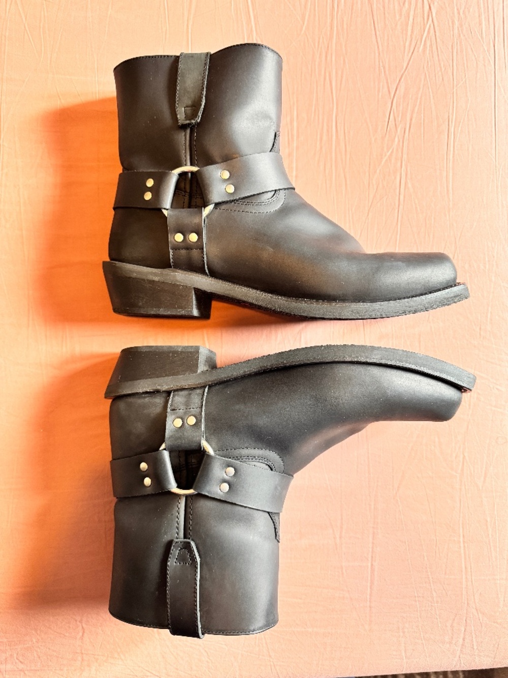 Dingo Rev Up Leather Harness Boots -- M12